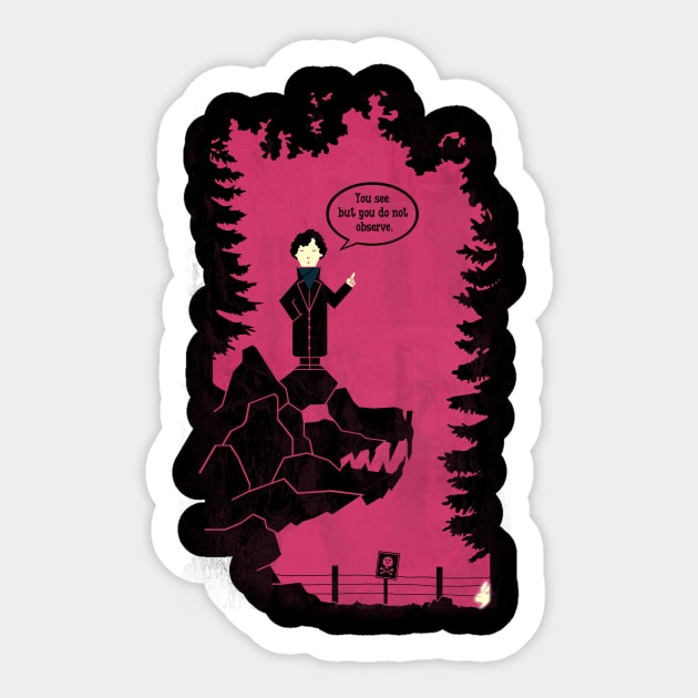 Baskervilles Sticker by HandsOffMyDinosaur